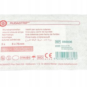 Ленти за затваряне на рани Rudastrip 6mm* 75mm 3pcs